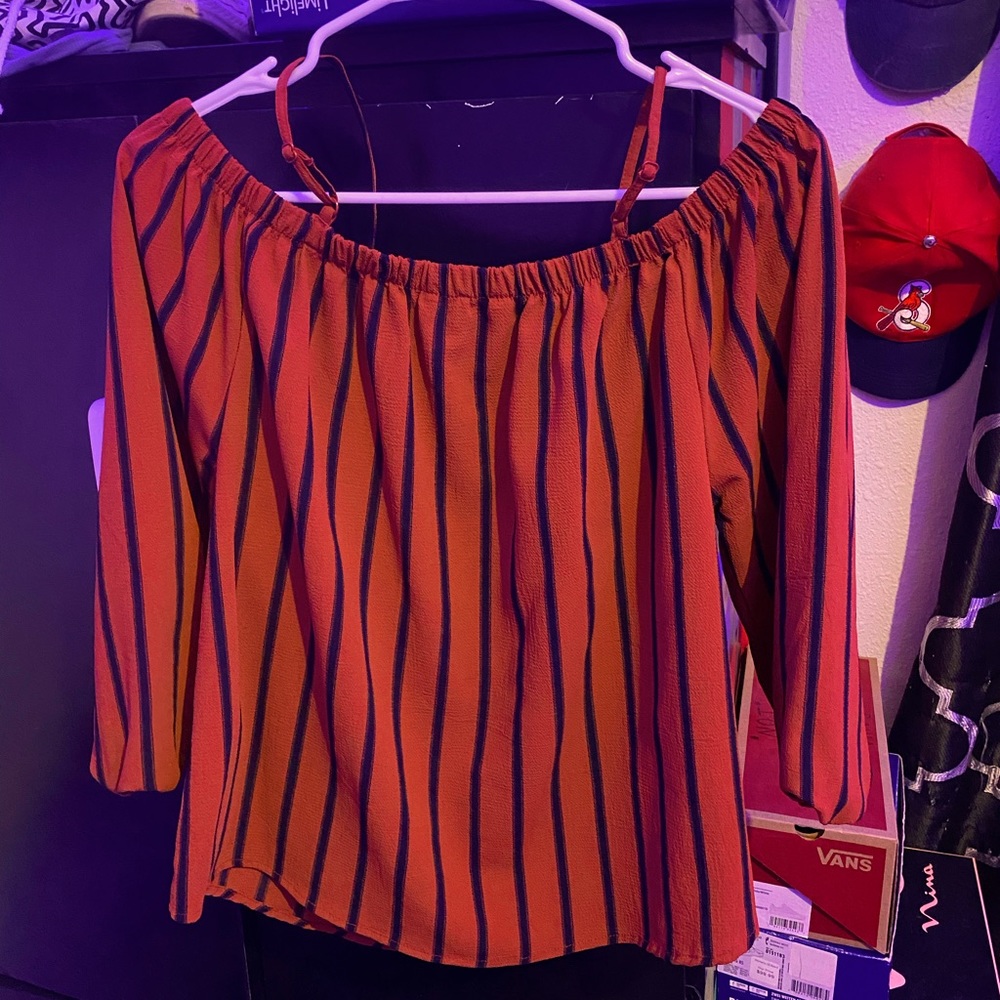 Off The Shoulder Shirt Size Medium